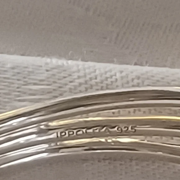 IPPOLITA Onda 3 Row Cuff Bracelet, Sterling Silver - Picture 8 of 13